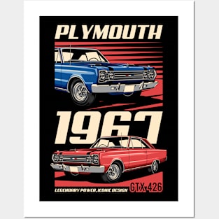 Plymouth GTX 426 Hemi Muscle Car Posters and Art